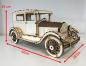 Preview: Ford Model A 1929  als 3D Modell aus Holz - Abmessungem