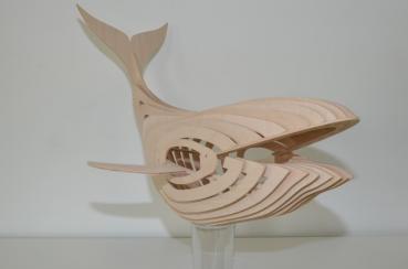Wal lampe aus Holz