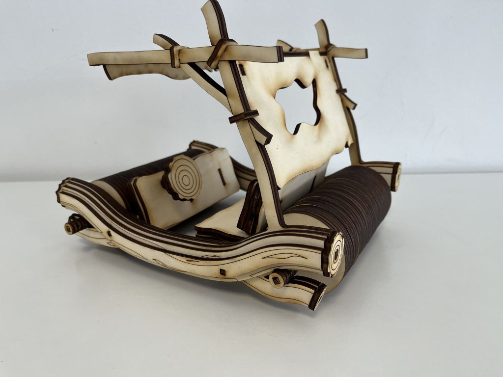 CWWH-Onlineshop - Flintstone Car - as 3D large model