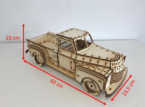 Chevrolet Series 3100 Half-Ton Pickup - Holzmodell Abmessungen