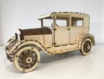Ford Model A 1929  als 3D Modell aus Holz